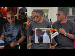 Watch Video Of How Bad Prez Mahama Treated His Son Sharaf In Public