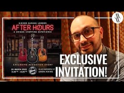 Join Me at The Gibson Garage London Acoustic Evening 20th March 2025!