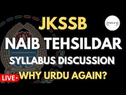 Naib Tehsildar - Syllabus Discussion: Why Urdu Again ?