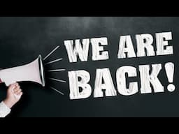 Hello everyone, We are back (LOVE YOU ALL)