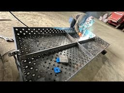 Fabricating and making my own welding table (part 2)
