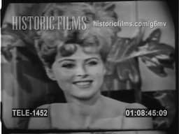 Tina Louise "Ginger" from Gilligan's Island on 1959 Juke Box Jury w James Darren