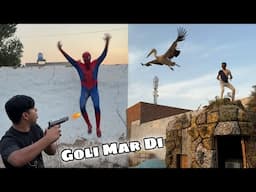 Spider-Man Ko Goli Mar Di 😨 Golu Udd Na Laga Hmara