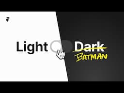 Custom Light/Dark Mode Toggle on Framer