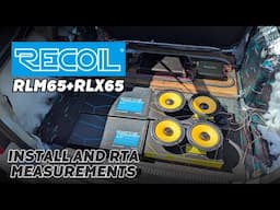 Recoil RLM65 and RLX65 install and RTA measurements