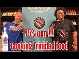 75% TRINIDAD RUM !!! COOKING TRINIDAD FOOD !
