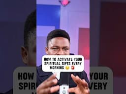 How to activate your spiritual gifts every morning | Joshua Generation #inspiration #prophetic #fyp