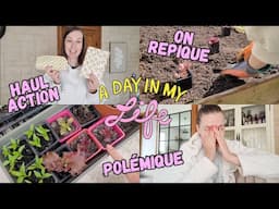 VLOG : Haul action, je vous explique et on avance dans le potager.
