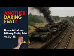 ANOTHER Daring Feat? Drones destroyed Military Train; F-16 vs. Su-35
