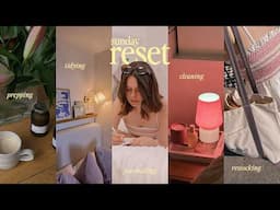 let's sunday reset together | cleaning, journalling, errands, meal prep