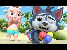 Sharing Is Caring (Beach Version) | Leo Nursery Rhymes & Kids Songs