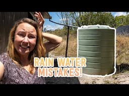 My Rain Water Tank System Failures – Learn From My Mistakes!