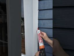 Caulking Tip - HOW I DO IT! #shorts #caulk #caulkingtip #construction #homeimprovement #diy #sashco