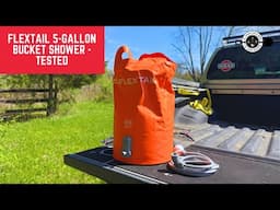 The Ultimate Camp Shower? Flextail 5-Gallon Bucket Shower Tested