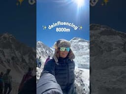 Deinfluencing 8000m #lhotse #everest #makalu