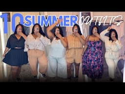 10 Easy Summer Outfits for Women with Large Bellies | Plus Size Fashion