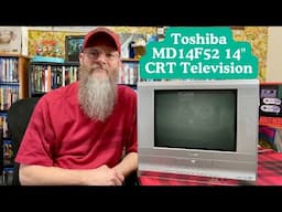 Toshiba 14" CRT TV/DVD Combo MD14F52 - Retro Game Room Addition