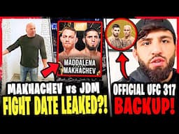 Islam Makhachev vs Jack Della Maddalena FIGHT DATE LEAKED!? Arman Tsarukyan BACKUP for UFC 317!