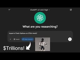 ChatGPT Deep Research for Financial Analysis of Tesla Optimus ($TRILLIONS)