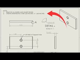How to Add Notes to Engineering Drawings in under 3 Minutes