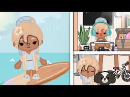 *AESTHETIC* SUMMER MORNING ROUTINE!🐚☀️|TOCA BOCA ROLEPLAY|*WITH VOICE*🔊