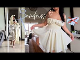 UPCYCLING AN OLD BEDSHEET INTO A SUNDRESS! ✨🪡