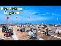 Pier Fishing For 2 Hours To Catch These Tasty Fish!