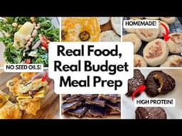 Realistic Meal Prep for a Mom of 3 | Real Food, Real Budget Meal Prep (EP. 2)