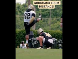 Davon Godchaux 🦵🏿 FG Attempt #saints #nfl #shorts