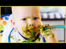 Best Video Of Messiest Baby Eating Food Moments || Peachy Vines