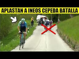 CEPEDA BATALLA INEOS APLASTADO RESUMEN 5 ETAPA TOUR DE LOS ALPES 2025 TOUR of the ALPS