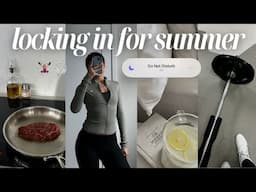 health & fitness habits I’m locking in on BEFORE summer + advice for your glow up journey ✨
