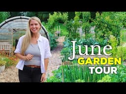 June Garden Tour 🌿 Organic Vegetable Garden
