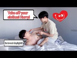 My Boyfriend Made Me Get Naked in Broad Daylight❤️✨Travel Routine [Gay Couple Lucas&Kibo BL]
