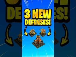 3 NEW CRAFTABLE DEFENSES! #cocupdate #coc #clashofclans