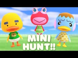 VILLAGER HUNT for ducks & other short guys | acnh live