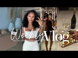 weekly vlog | girls night out + dont be rude +charcuterie  boards + home pilates &more! allyiahsface