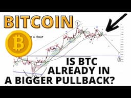 Is BTC Already in a Bigger Pullback?  Bitcoin May Have Already Peaked Completing Elliott Wave 1