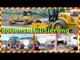 CAT D4, CS13, Claas Axion 960,... Bodenstabilisierung, ALDI Leutenbach, 2025.
