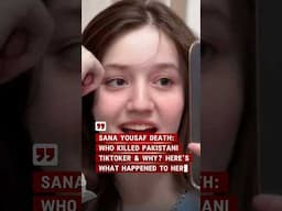 Sana Yousaf Case: What Really Happened to the Pakistani TikToker? | Angry Reaction