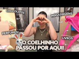 RECEBIDOS DE ABRIL: COELHO DA PÁSCOA ME TROUXE MUITA MAKE
