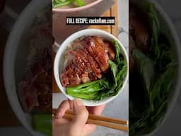 🐽 EASIEST Way to Make Char Siu Chinese BBQ Roast Pork in Air Fryer 叉燒  #shorts #shortsfood