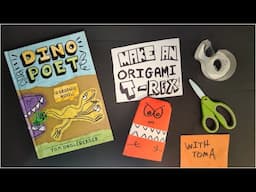 Fold an EASY Origami T-REX Dinosaur Puppet with author Tom Angleberger!