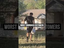 Worst DoorDash Customers      #doordash #fooddelivery #sidehustle