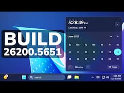 New Windows 11 Build 26200.5651 – New Context Menu, New Notification Center, New AI Settings (Dev)