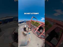 STUNT: BRIDGE DROP IN 🤢 #shorts
