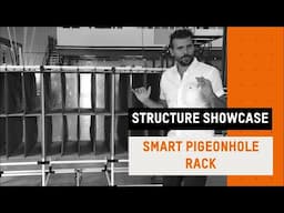 🌟 Smart Pigeonhole Rack | Structure showcase