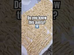 Do you know this twisted pasta from Puglia?  #pasta #freshpasta  #italianfood