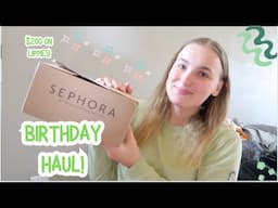 $200 Lippie Sephora Haul! *my birthday gift to me!*