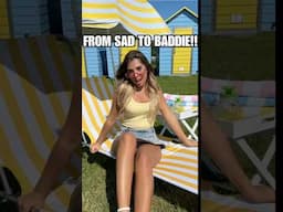 FROM SAD TO BADDIE!! #music #newmusic #shorts